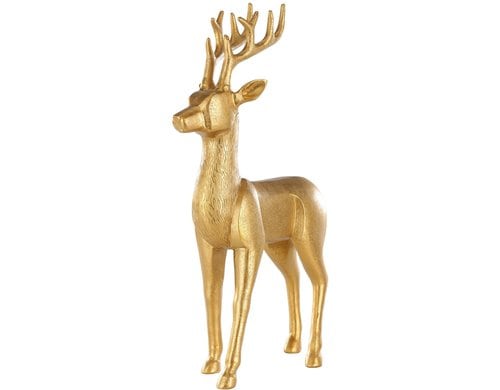Eglo Aufsteller Hirsch Ransiki 56 cm Polyresin, L 345, B 145, H 560, Gold