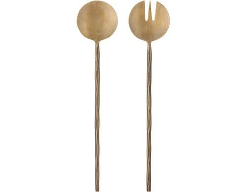 Bloomingville Salatbesteck Gaith, Messing 28x5 cm (LxB), 2er Set
