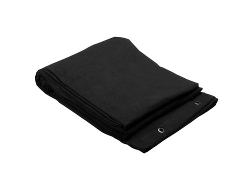 Adam Hall Deko-Molton 3x5M B1, 160g/m2, schwarz