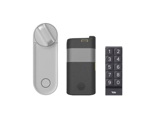Yale Linus L2 Silver&Keypad+BatteryPack Kit 05/103210/SI + 05/301000/BL + 05/602000/MB