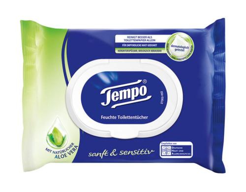 Tempo Feuchttücher sanft&sensitiv Aloe Vera 42 Tücher