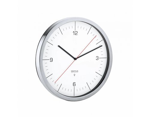 Blomus Funk Wanduhr CRONO L 30.5 cm, Weiss