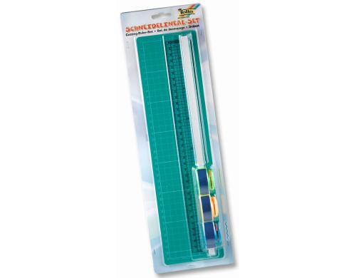 Folia Schneidematte Set mit Lineal 36x8 cm Grösse 36x8 cm