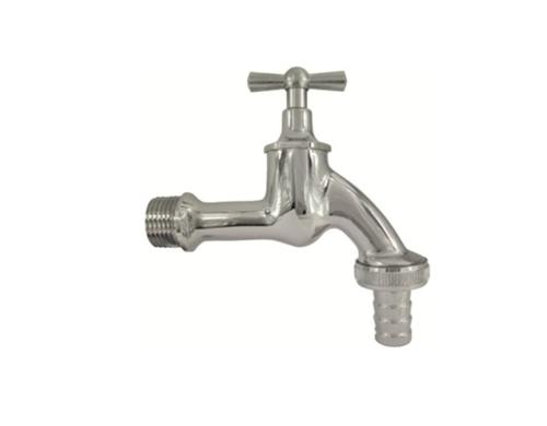 mateu Auslaufventilleicht Messing verchromt