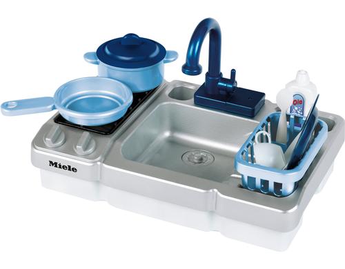 Klein-Toys Miele Spüle mit Wasserfunktion & Kochfeld