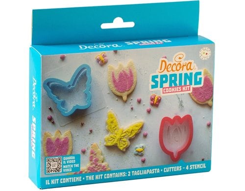 Decora Ausstechformen Schablonen Set 4-teilig, Its Spring
