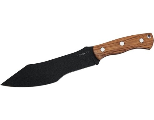 Bushcraft- und Survivalmesser D2 Olivenholz