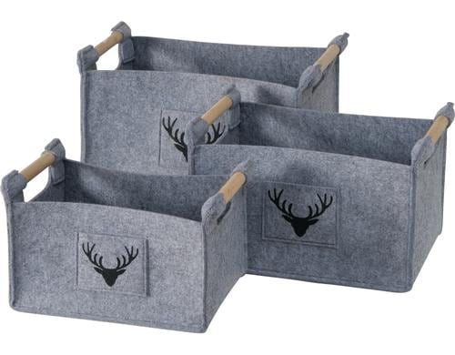 Boltze Korb Karly 3er Set Set Gesamt: 3 Set