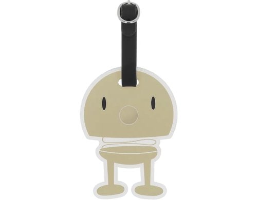 Hoptimist Gepäckanhänger, Latte 10x8x0.7 cm, Silikon