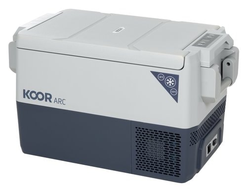 KOOR, Kompressor-Kühlbox ARC2 30 L blau-grau, 30 Liter mit neuem Griff