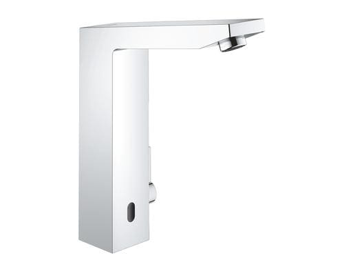 GROHE Eurocube E WT 6V L Wandarmatur ohne Mischer, Edelstahl