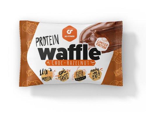 GoFitness Nutrition Protein Waffle, Einzel Choc Hazelnut, 1x50g