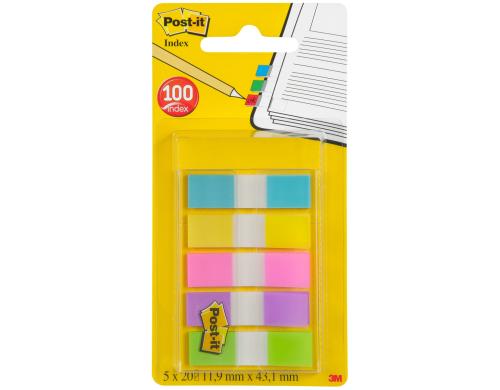 3M Post-it Index schmal 5x20 Blatt 12mmx3mm