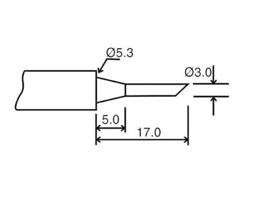 Velleman BITC10N3 Ersatzspitze für LAB1 und VTSSC40N