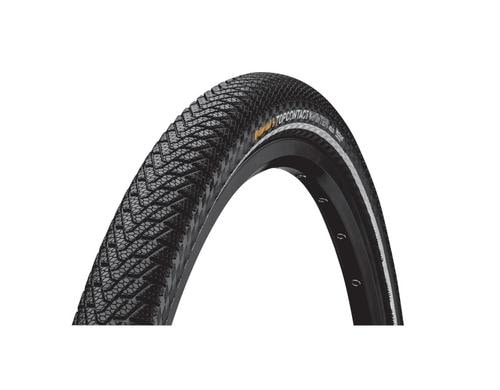 Continental Pneu TopContact Win Pre II 700x37C Falt mit Reflexstreifen black