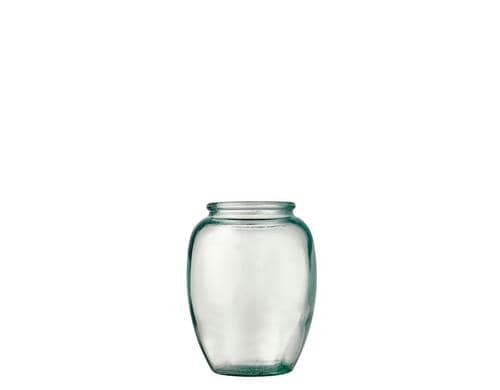 Bitz Vase Kusintha Green 13cm 1 Stück, 9.5x9.5x13cm, recycled glass