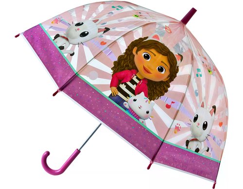 Undercover Regenschirm Gabby's Dollhouse Länge: 66 cm, Durchmesser: 69 cm