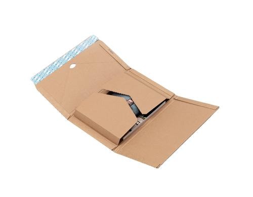 Brieger Universalverpackung Varifix braun, 380 x 290 x 0 - 80 mm, 1 Stk.