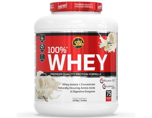 All Stars Whey Protein 100% - Vanilla Dose: 2270g