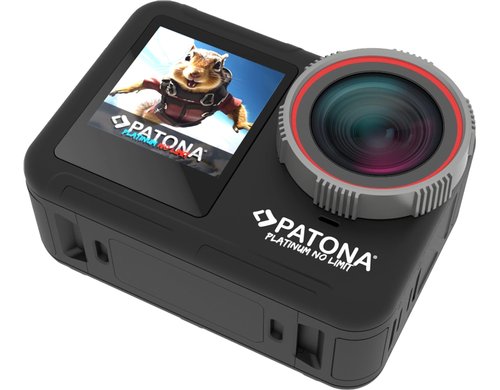 PATONA BIG SET Action Cam Life SL5 2xAkku, Dual Charger, 64GB Card, Zub