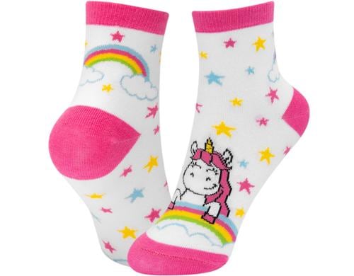 Sheepworld Zaubersocken Einhorn Grösse 30 - 35, waschbar (40 Grad)