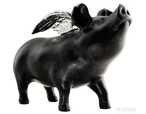 Kare Spardose Rockstar Pig Grösse: 23x10x17cm, Kunststoff