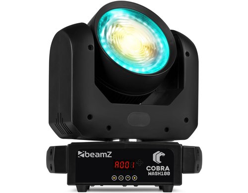 BeamZ Cobra Wash100 Moving Head Wash, LED, 100W, WW/CW, Aura