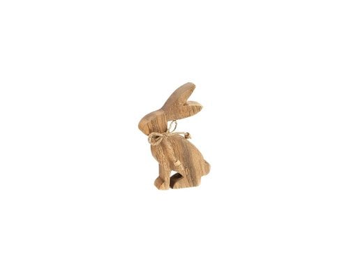 Chalet Hase Robin Holz natur S 10x3x15cm