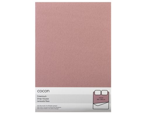 COCON Fixleintuch mauve 180/200x200
