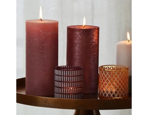 balthasar Windlicht Crystal, Viola Glas, 7.8x9 cm (DxH)