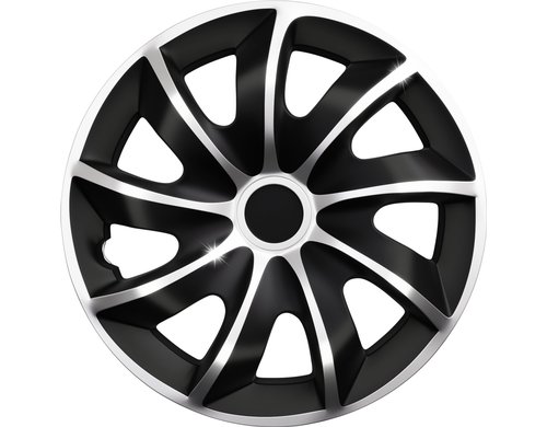 Werkthor Radkappen 15 Zoll 4er Set 4er Set in Silber/Schwarz 15''