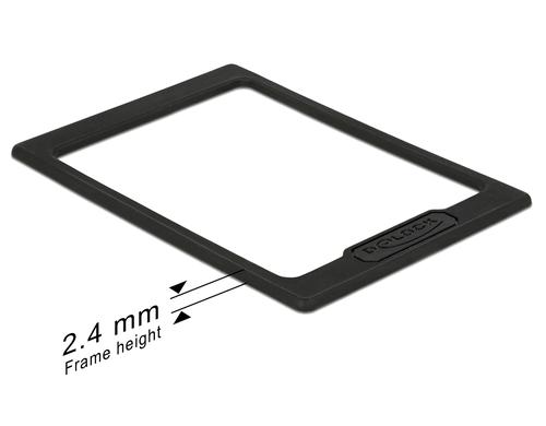 Delock 2.5 Erweiterungsrahmen 2.5mm erhöht die SSD/HDD um 2.5mm