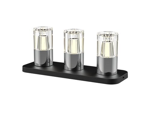 Bold Tischleuchte Kristy Deko TL, 3er-Set, chrom