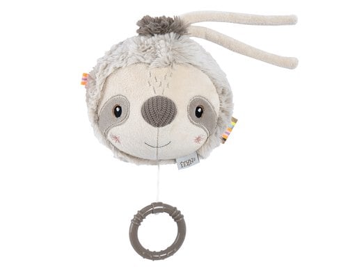 Fehn Spieluhr Faultier Grau/Beige ab 0+ Monaten