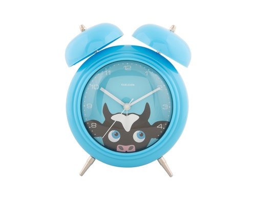 KARLSSON Wecker Peekaboo Kuh Alarm clock Peekaboo Cow blue
