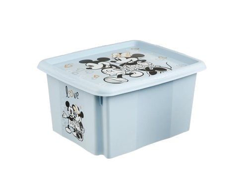 keeeper Dreh-/Stapelbox mit Deckel 24 l Karolina Mickey