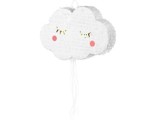 Partydeco Pinata Wolke 50 x 32 x 9 cm, weiss, 1 Stk
