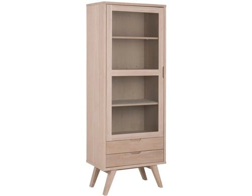 AC Design Vitrine A-Line Hellbraun, 72x42x190 cm