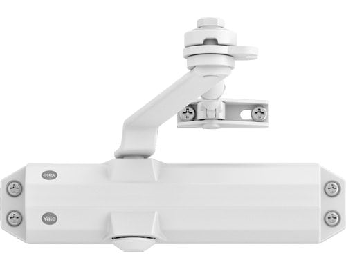 Yale Türschliesser mit Feststellarm Serie 4500-EN2/EN3/EN4 - Weiss