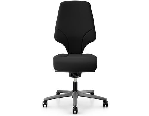 Giroflex Bürostuhl 64 mit Polsterrücken Farbe: Schwarz, Ohne Armlehne, Extreme
