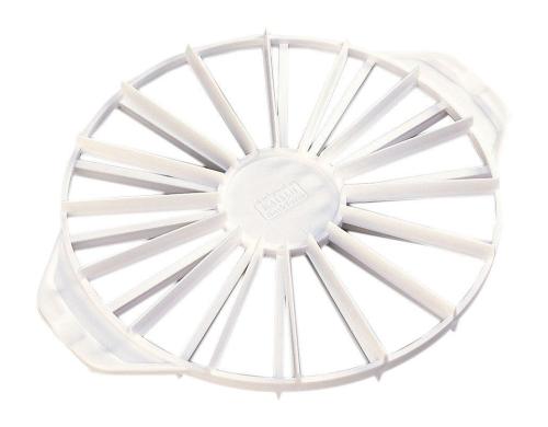 Kaiser Torten-Einteiler 14/16-teilend Kunststoff, Weiss