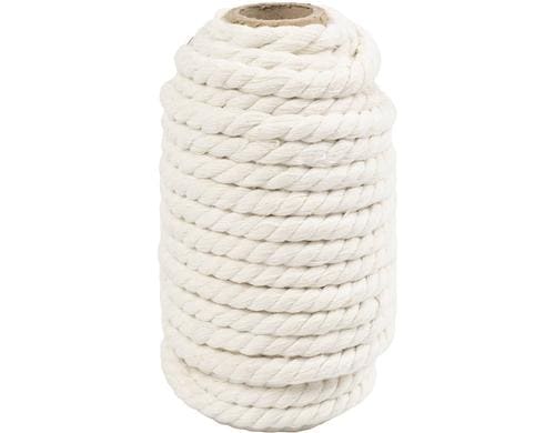 Creativ Company Macramé Schnur Naturweiss 8.5mm, 300g, 12m