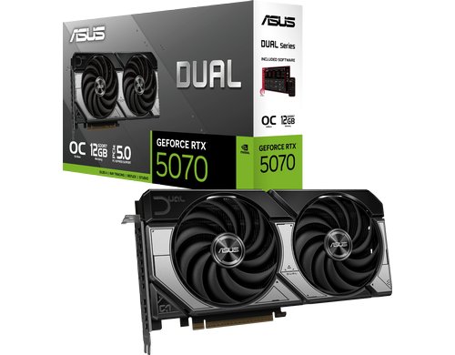 ASUS DUAL RTX5070 O12G, GDDR7 GeForce RTX5070, 3x DP, 1x HDMI