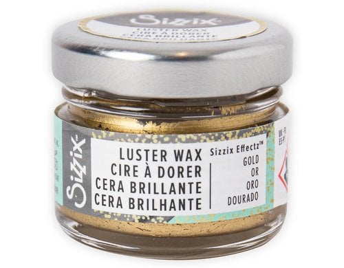 Sizzix Glanzwachs Gold 20ml für ein Glitzer-Finish