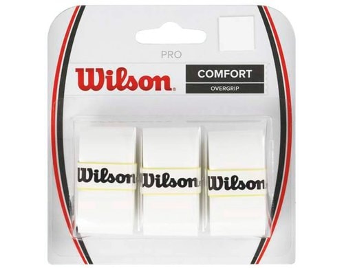 Wilson Tennsi Grip Pro Overgrip 3er-Pack, weiss