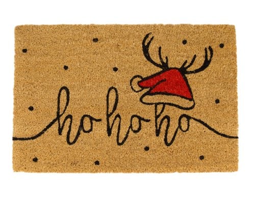 Chalet Fussmatte Ho Ho Hoi Kokos, 58x38x1.5cm