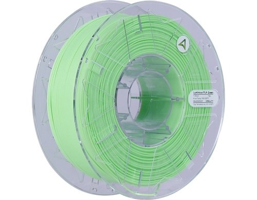 Creality Filament PLA Luminous Grün 1.7mm, Leuchtfilament, Leuchtet im Dunkeln