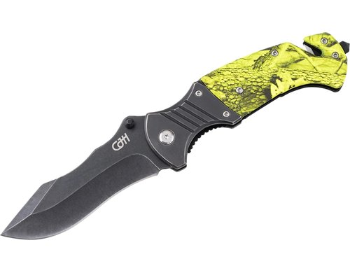 CJH Rettungsmesser Camo/grün