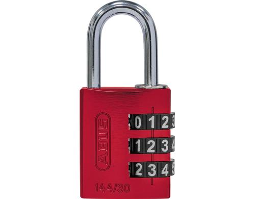 ABUS 144/30 rot B/DFNLI Vorhangschloss 80796