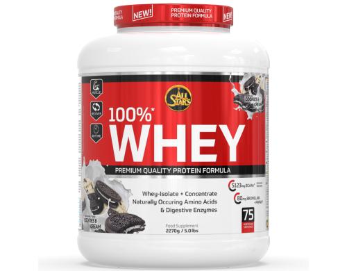 All Stars Whey Protein 100% - Cookie-Cream Dose: 2270g